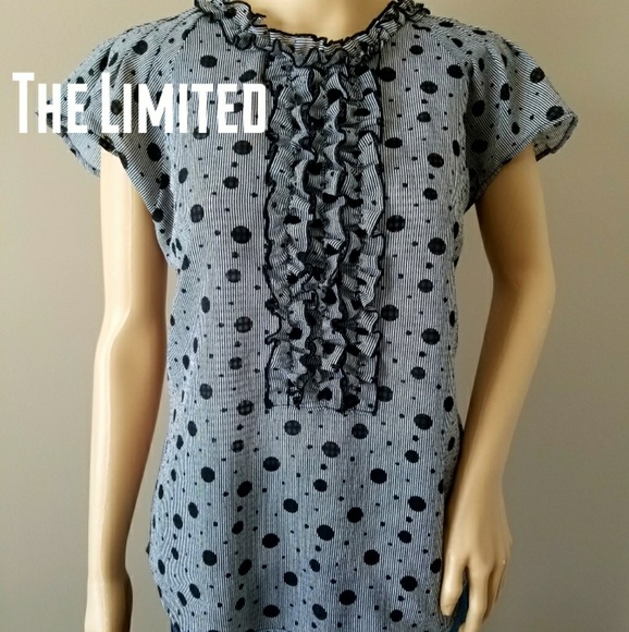 The Limited Tops - The Limited... Fun & Flirty Black & White Top!